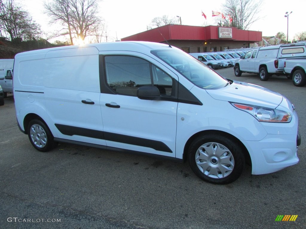 2014 Transit Connect XLT Van - Frozen White / Charcoal Black photo #6