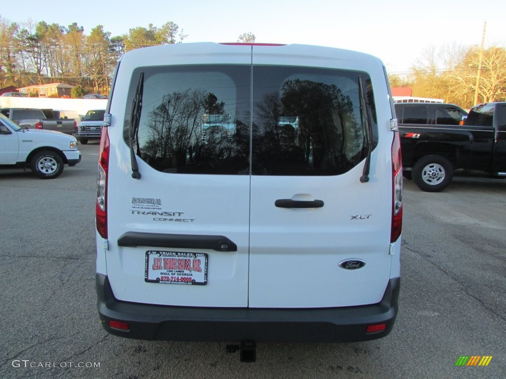 2014 Transit Connect XLT Van - Frozen White / Charcoal Black photo #8