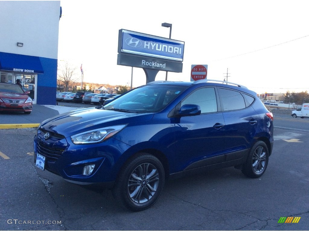 2015 Tucson SE AWD - Laguna Blue / Beige photo #1