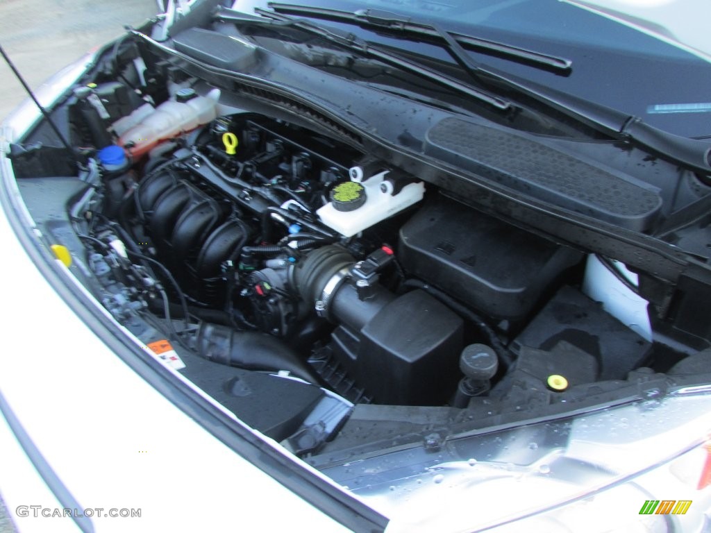 2014 Transit Connect XLT Van - Frozen White / Charcoal Black photo #19