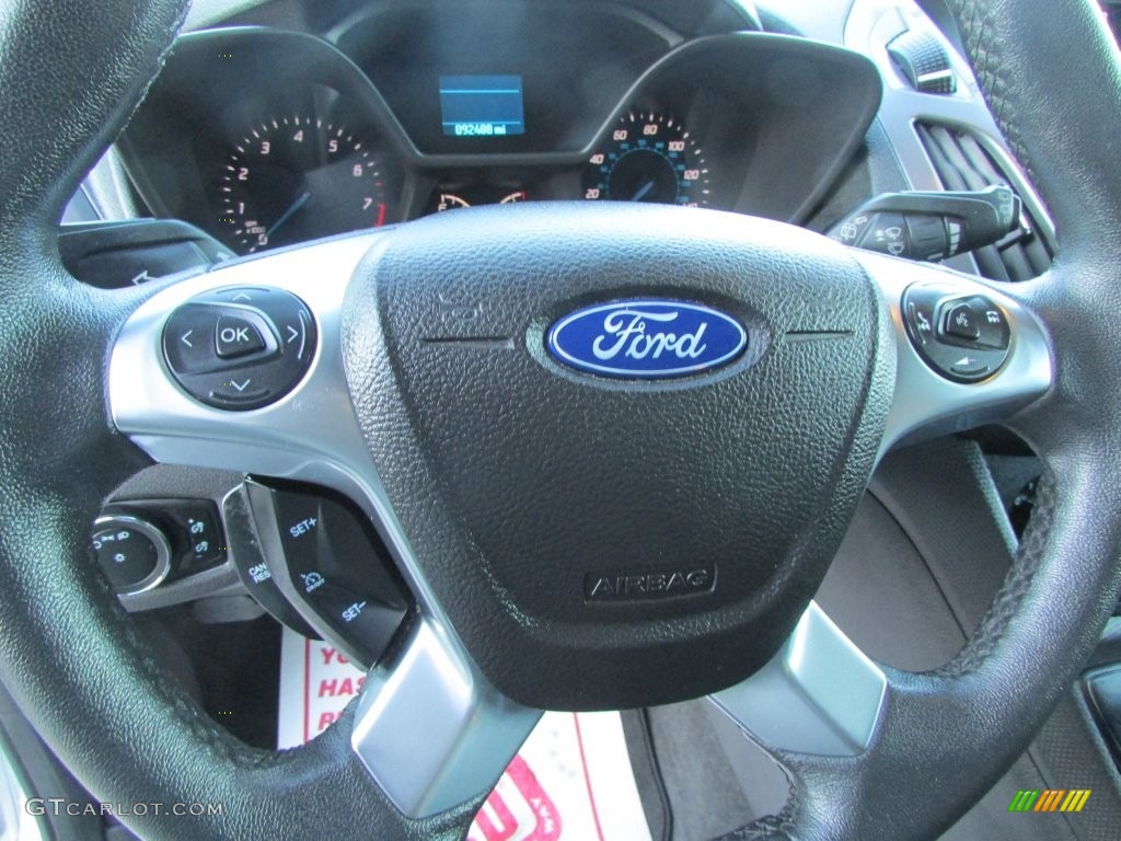 2014 Transit Connect XLT Van - Frozen White / Charcoal Black photo #33