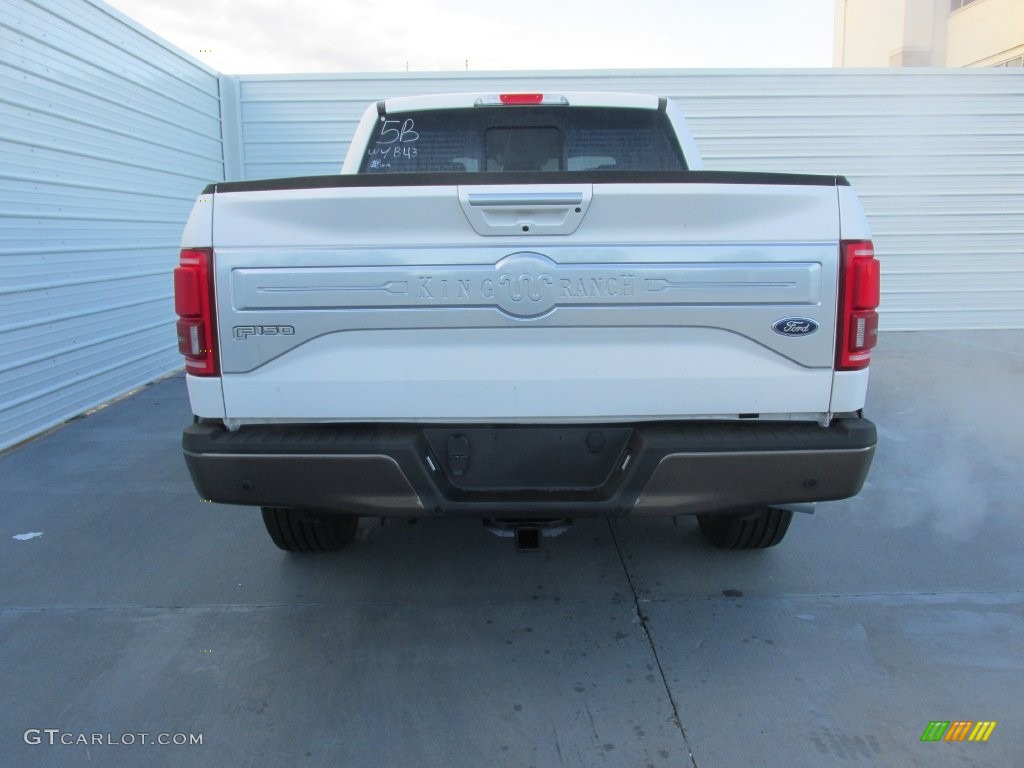 2016 F150 King Ranch SuperCrew - White Platinum / King Ranch Java photo #5