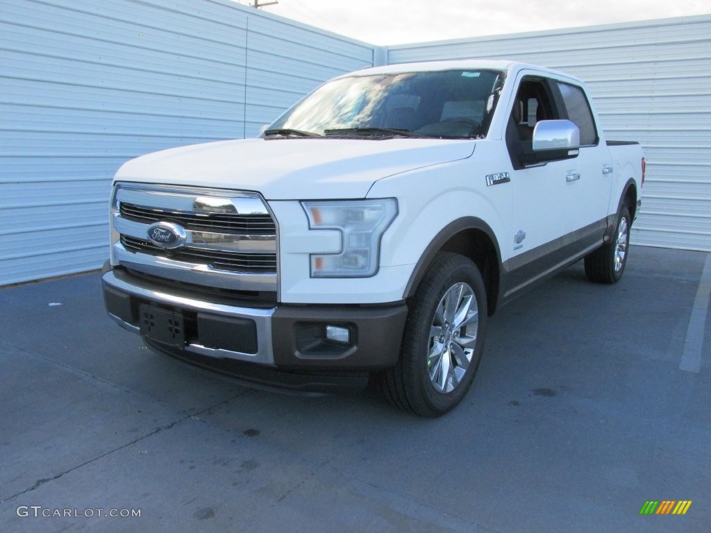 2016 F150 King Ranch SuperCrew - White Platinum / King Ranch Java photo #7