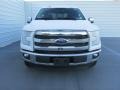 2016 White Platinum Ford F150 Lariat SuperCrew  photo #8