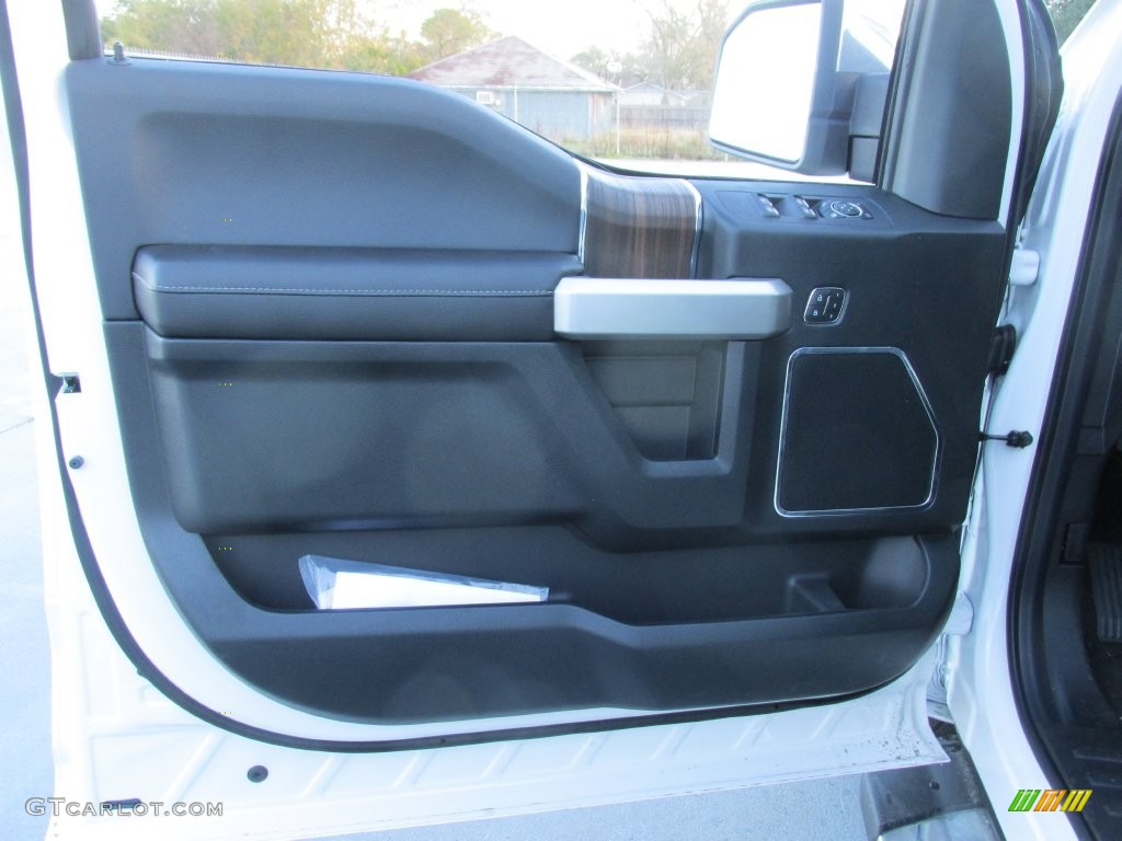 2016 F150 Lariat SuperCrew - White Platinum / Black photo #19