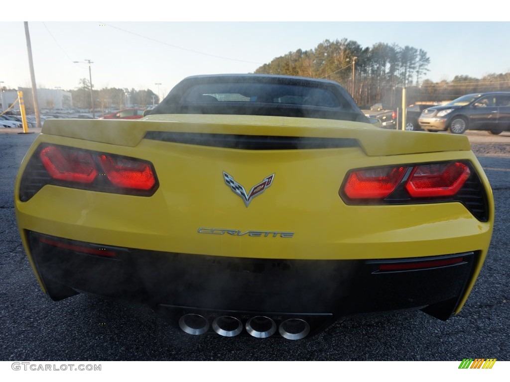 2016 Corvette Stingray Convertible - Corvette Racing Yellow Tintcoat / Jet Black photo #6