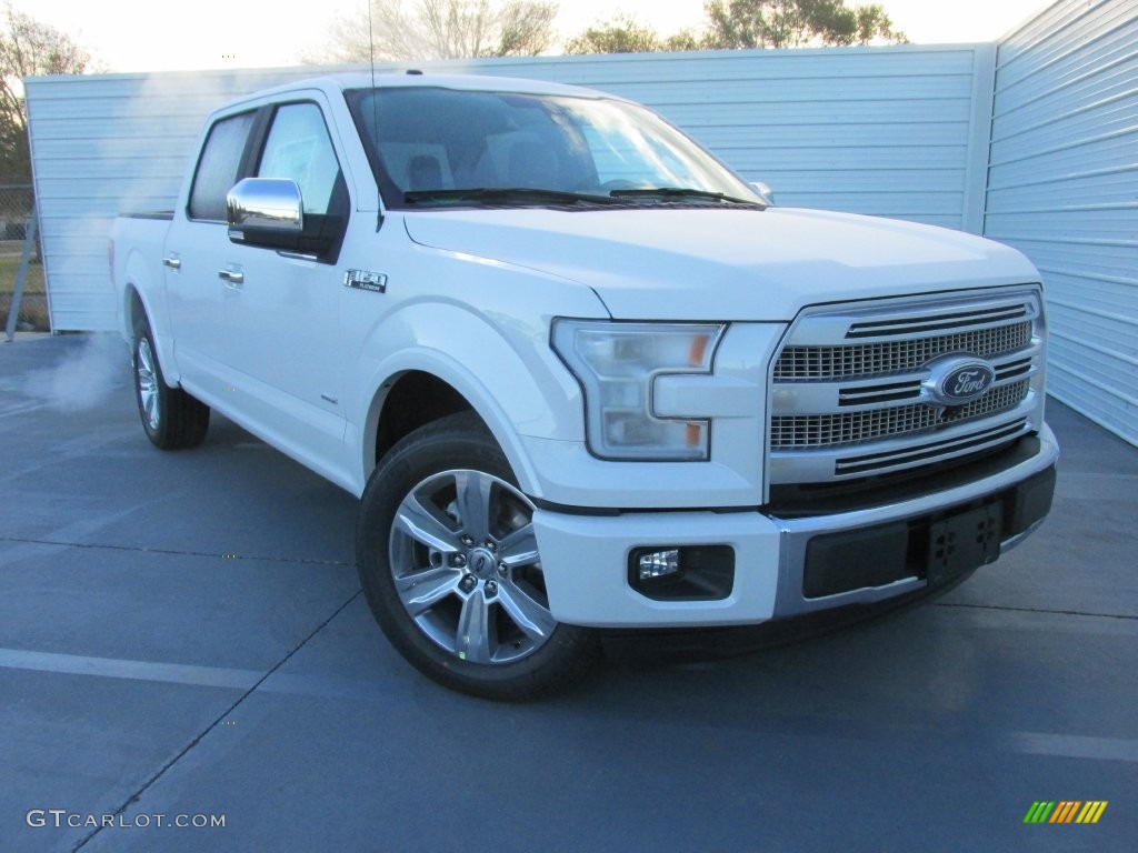 2016 F150 Platinum SuperCrew - White Platinum / Platinum Black photo #1