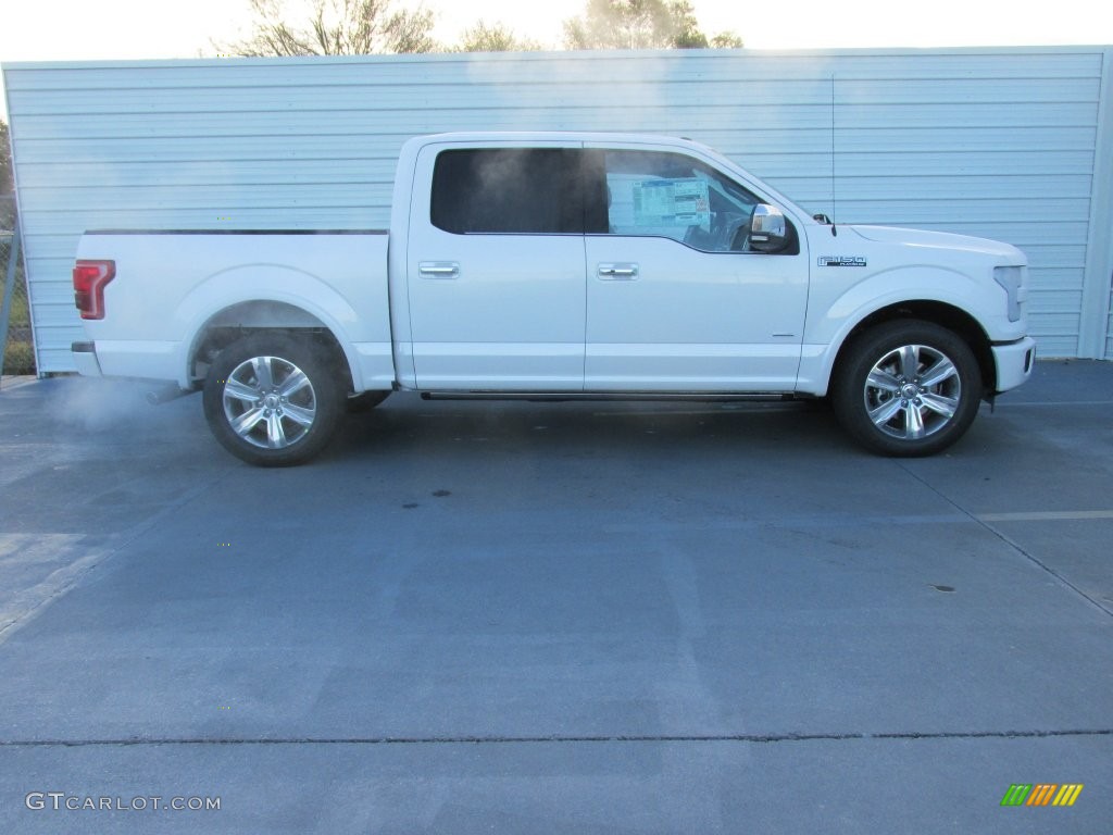 2016 F150 Platinum SuperCrew - White Platinum / Platinum Black photo #3