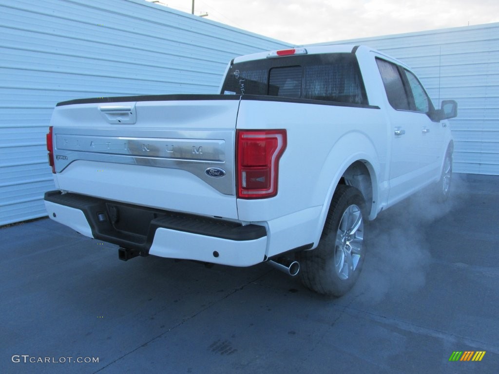 2016 F150 Platinum SuperCrew - White Platinum / Platinum Black photo #4