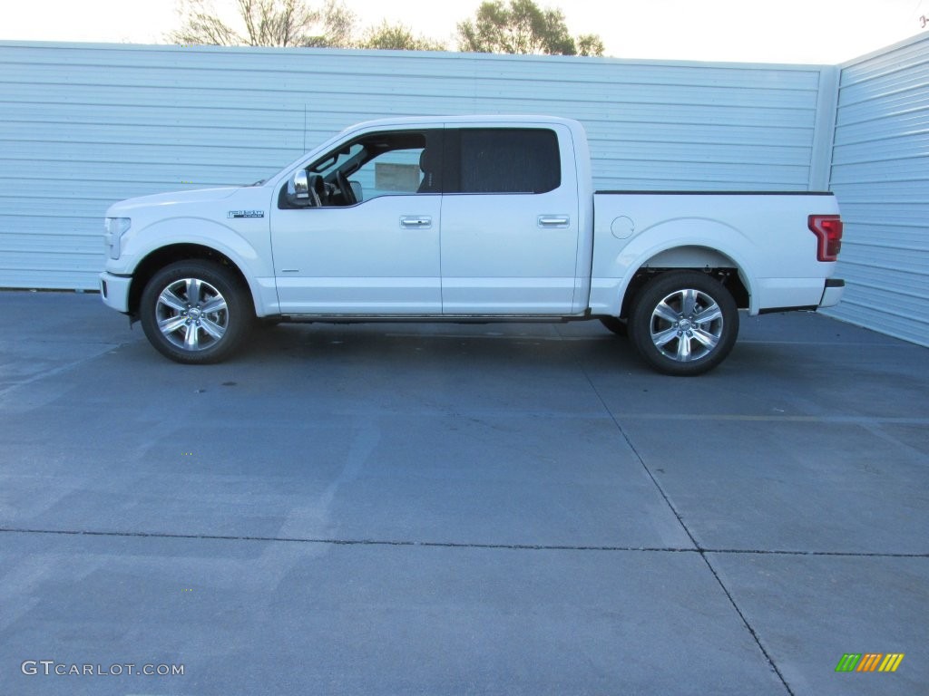 2016 F150 Platinum SuperCrew - White Platinum / Platinum Black photo #6