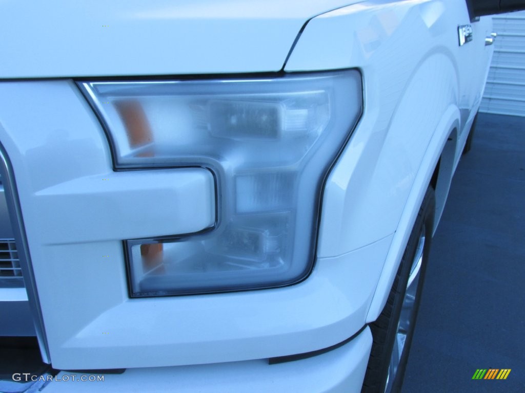 2016 F150 Platinum SuperCrew - White Platinum / Platinum Black photo #9