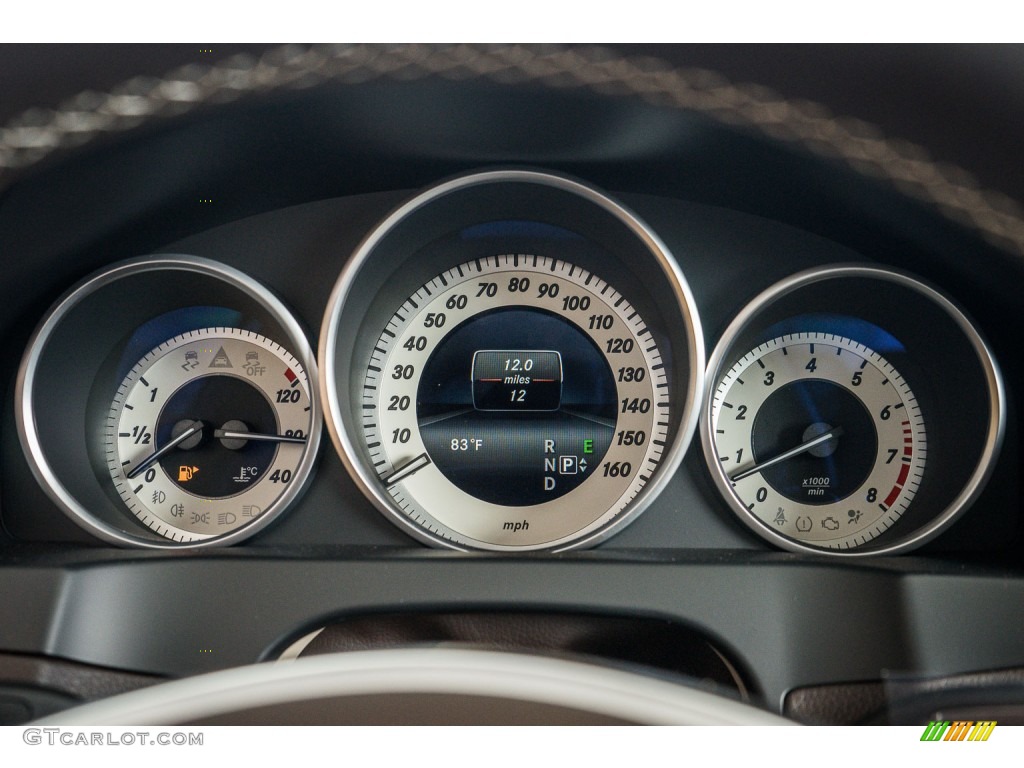 2016 Mercedes-Benz E 400 Cabriolet Gauges Photo #110037756