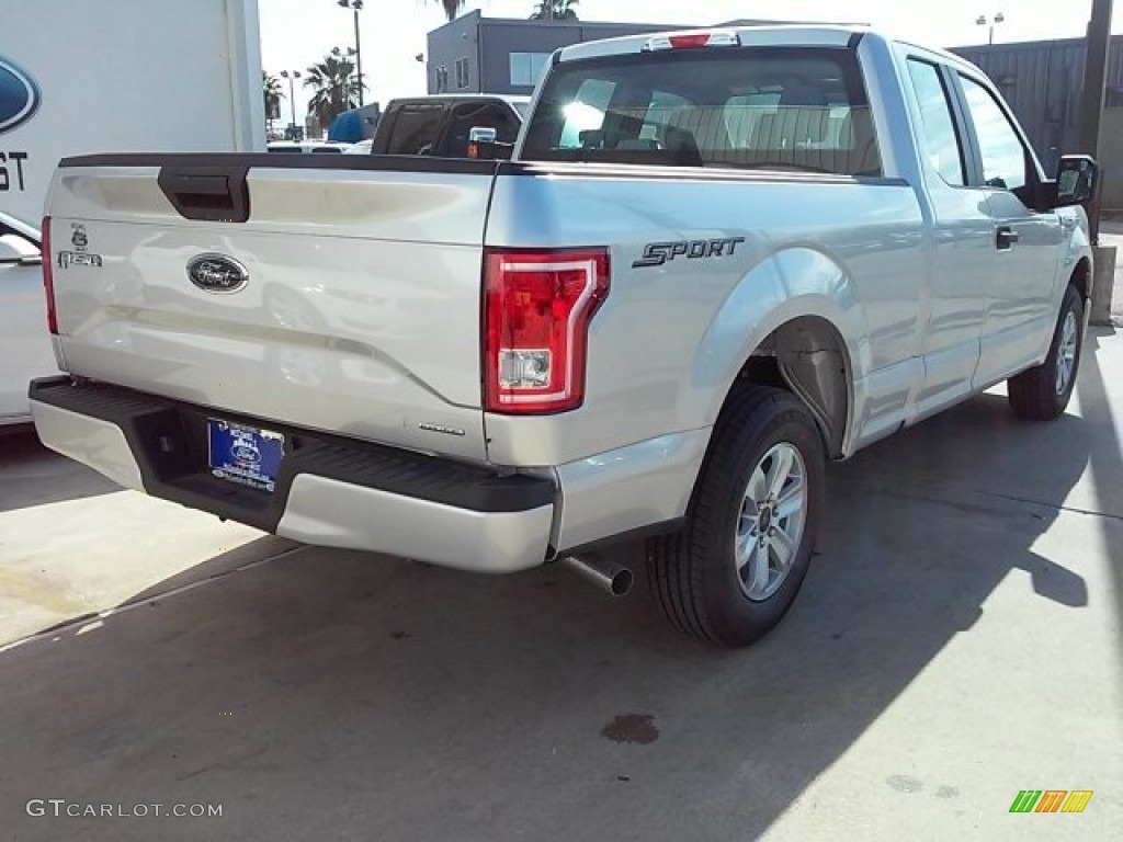 2016 F150 XL SuperCab - Ingot Silver / Medium Earth Gray photo #11