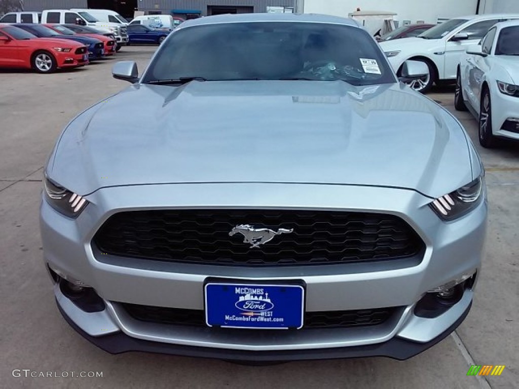 2016 Mustang EcoBoost Premium Coupe - Ingot Silver Metallic / Ebony photo #6