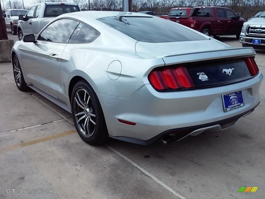 2016 Mustang EcoBoost Premium Coupe - Ingot Silver Metallic / Ebony photo #8