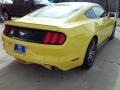 2016 Triple Yellow Tricoat Ford Mustang EcoBoost Coupe  photo #11