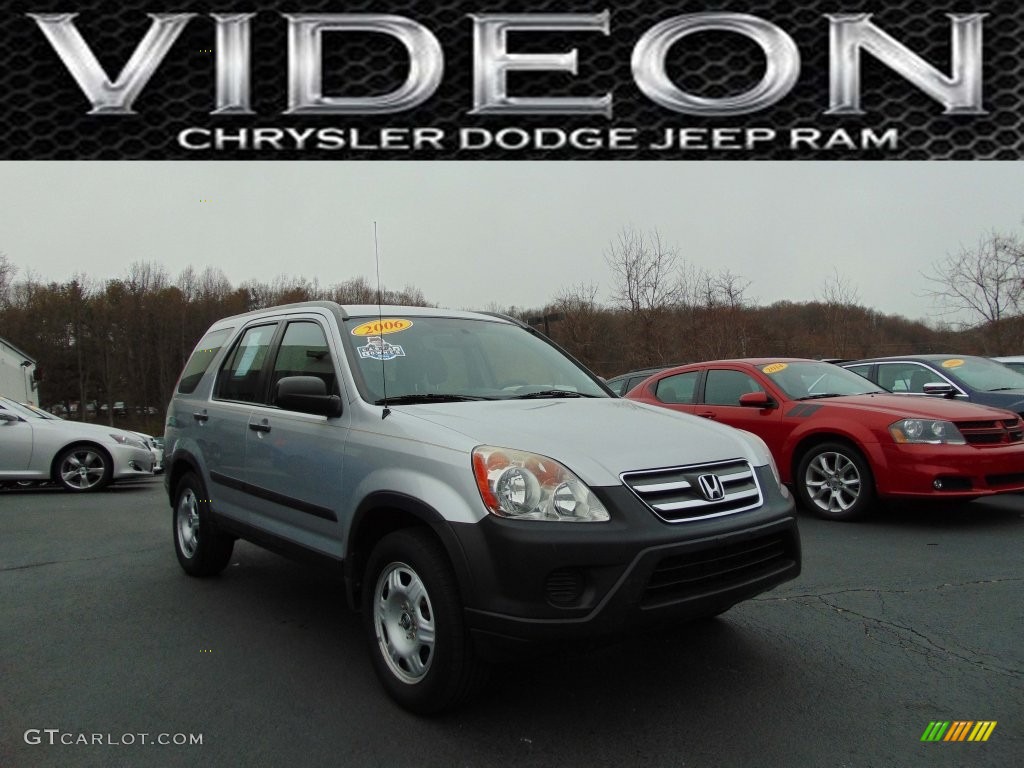 2006 CR-V LX 4WD - Alabaster Silver Metallic / Black photo #1