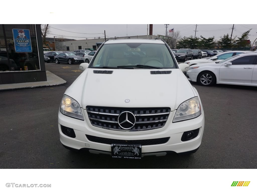 2007 ML 350 4Matic - Alabaster White / Macadamia photo #8