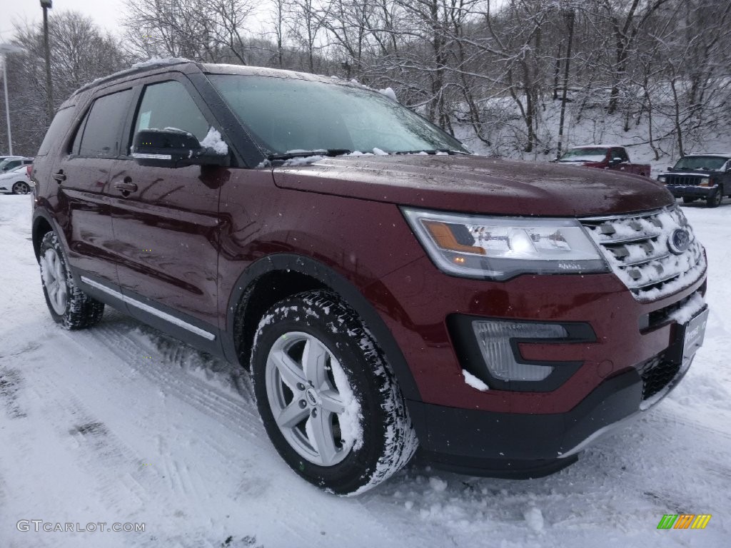 2016 Explorer XLT 4WD - Bronze Fire Metallic / Ebony Black photo #8