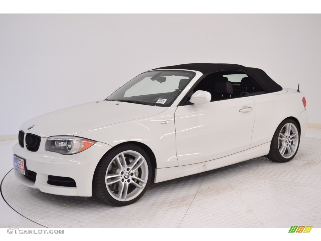 2013 1 Series 135i Convertible - Alpine White / Black photo #25