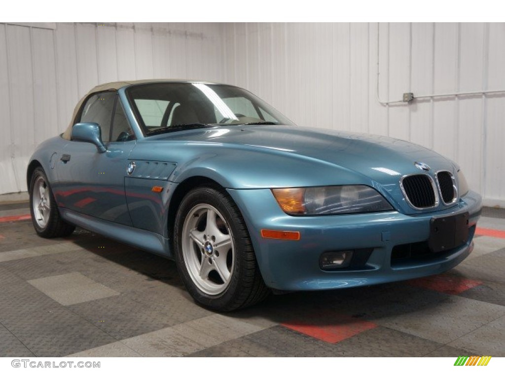 1998 Z3 1.9 Roadster - Atlanta Blue Metallic / Beige photo #5