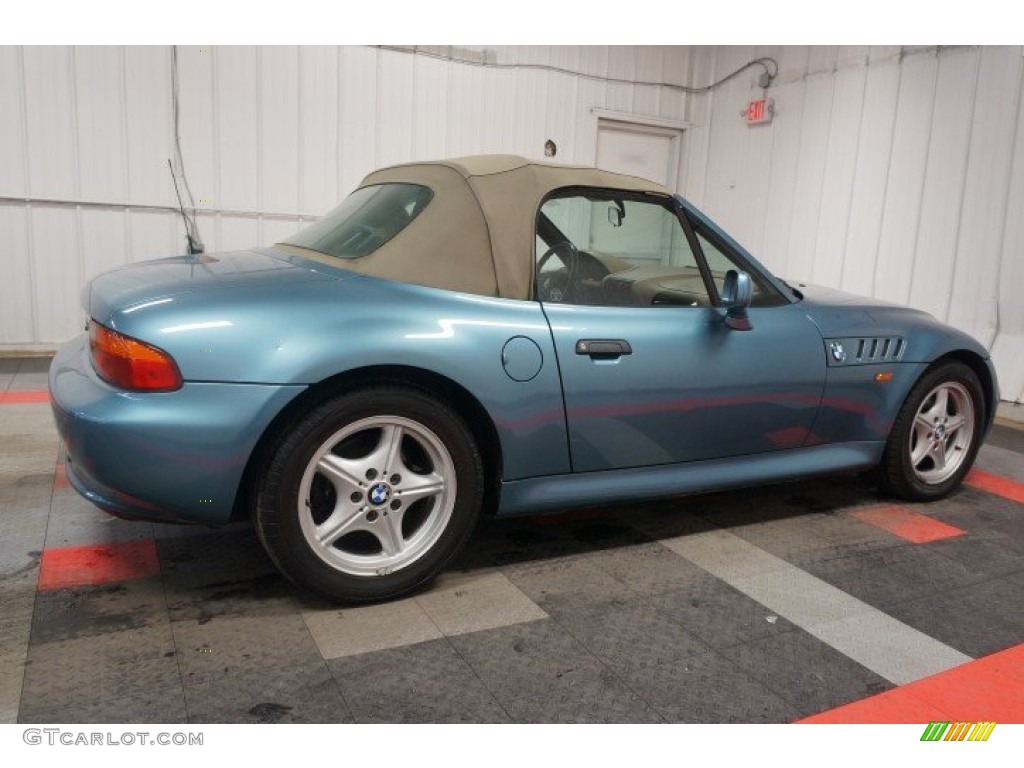 1998 Z3 1.9 Roadster - Atlanta Blue Metallic / Beige photo #7