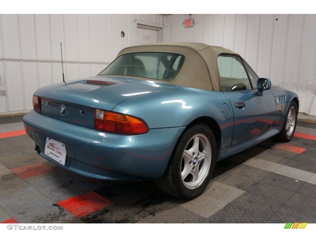 1998 Z3 1.9 Roadster - Atlanta Blue Metallic / Beige photo #8