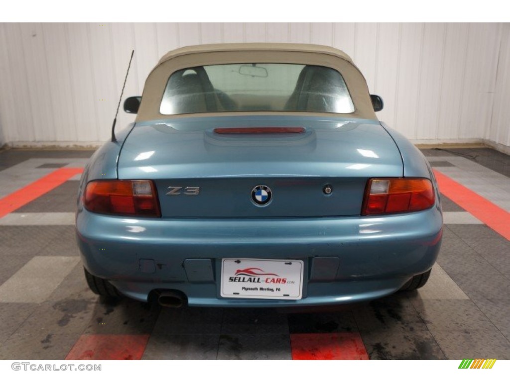 1998 Z3 1.9 Roadster - Atlanta Blue Metallic / Beige photo #9