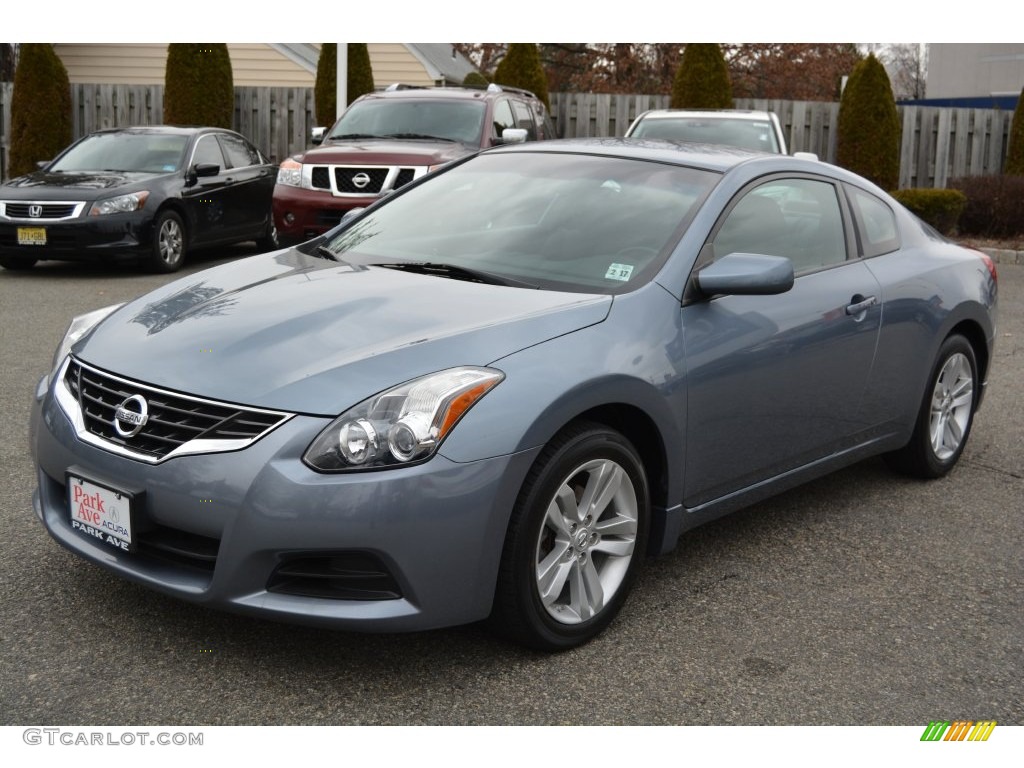 2012 Altima 2.5 S Coupe - Ocean Gray / Charcoal photo #7