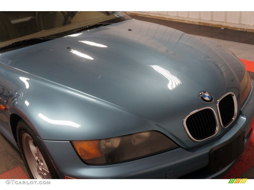 1998 Z3 1.9 Roadster - Atlanta Blue Metallic / Beige photo #55