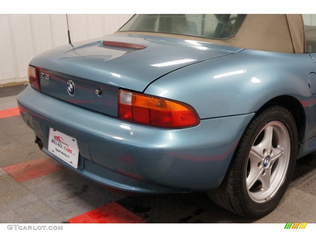 1998 Z3 1.9 Roadster - Atlanta Blue Metallic / Beige photo #73