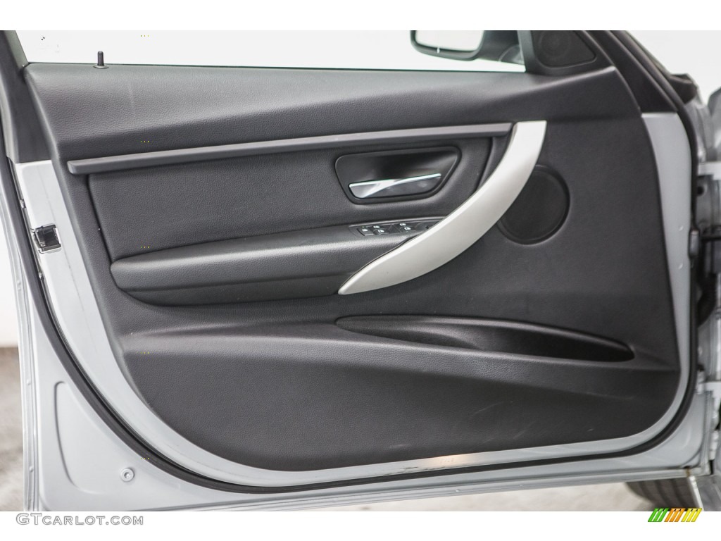 2013 3 Series 320i Sedan - Glacier Silver Metallic / Black photo #22