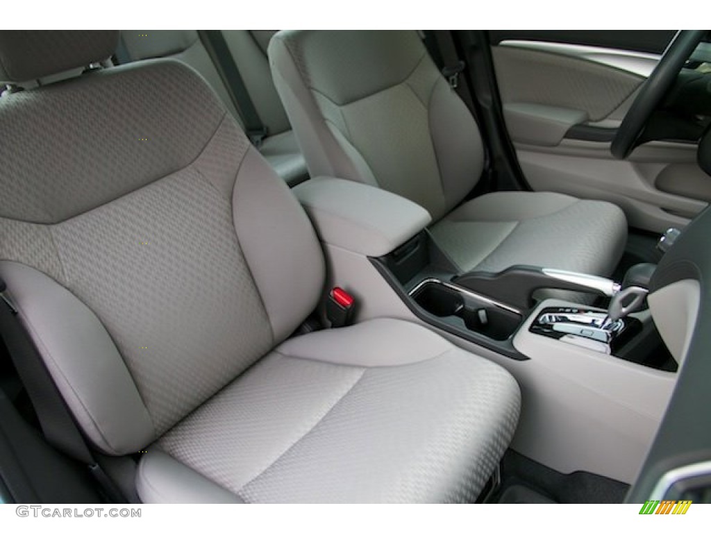 2015 Civic EX Sedan - Dyno Blue Pearl / Gray photo #18