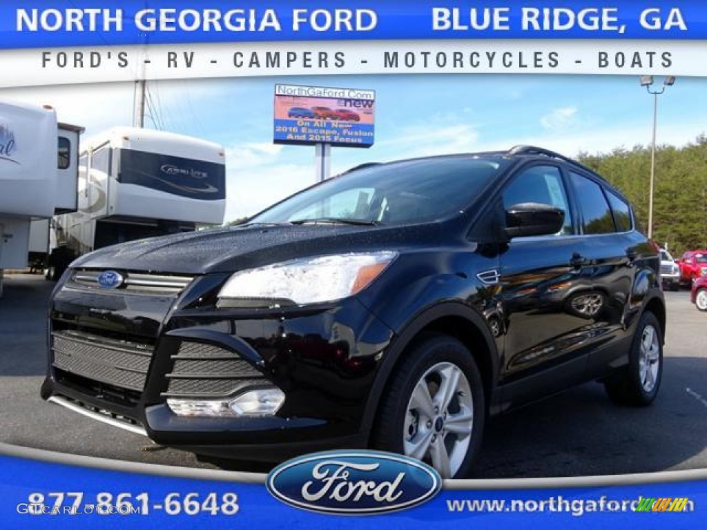 2016 Escape SE 4WD - Shadow Black / Charcoal Black photo #1