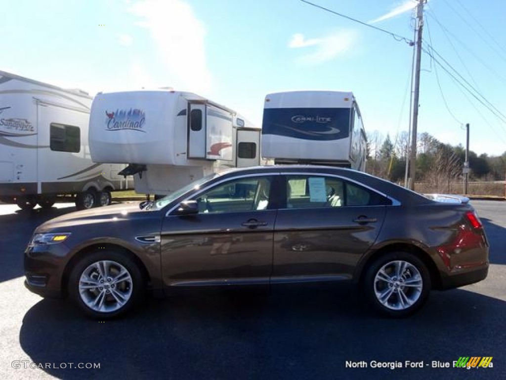 2015 Taurus SEL - Caribou Metallic / Dune photo #2