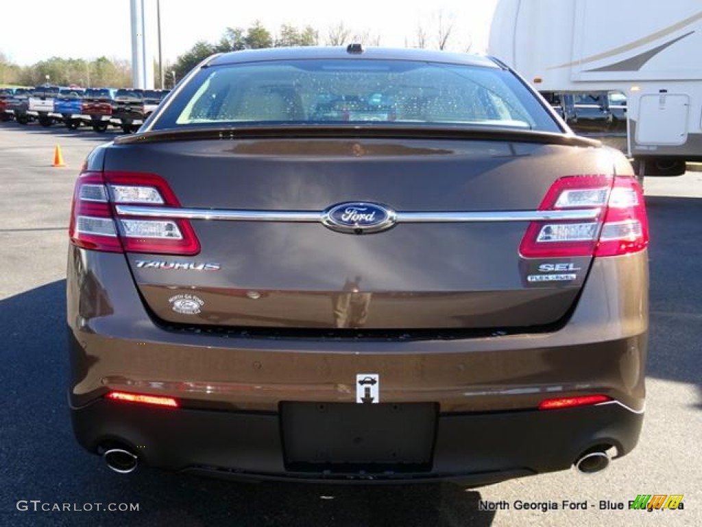 2015 Taurus SEL - Caribou Metallic / Dune photo #4