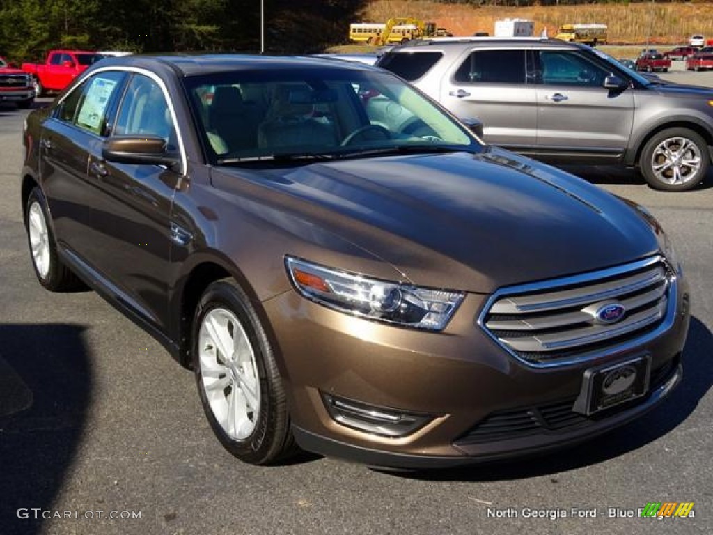 2015 Taurus SEL - Caribou Metallic / Dune photo #7