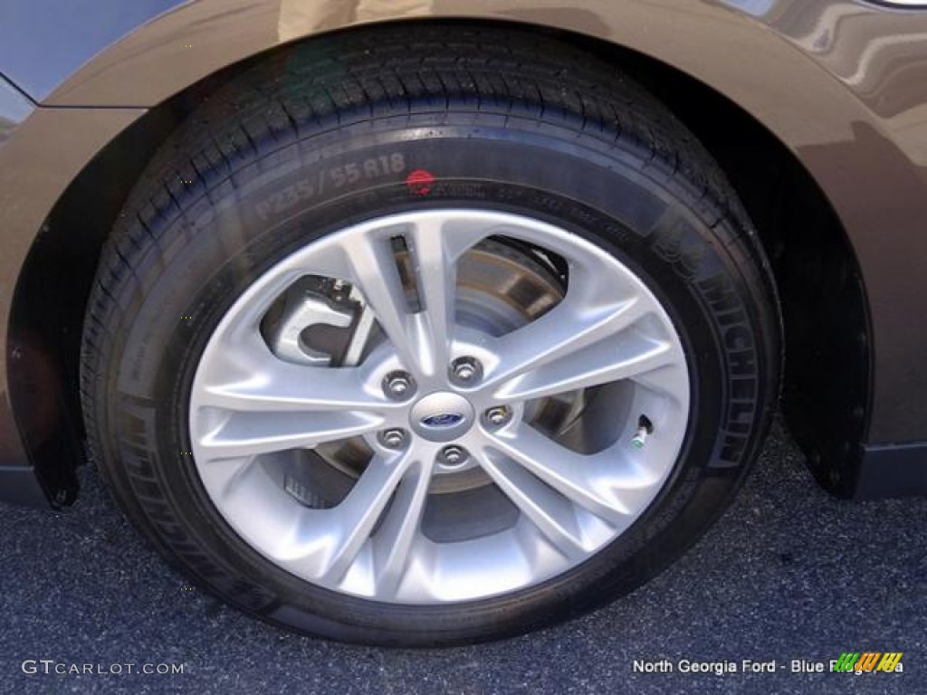 2015 Taurus SEL - Caribou Metallic / Dune photo #9