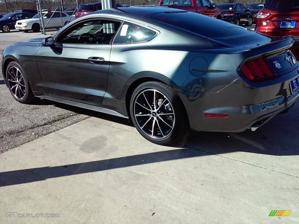 2016 Mustang EcoBoost Coupe - Magnetic Metallic / Ebony photo #7