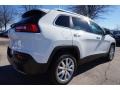 2016 Bright White Jeep Cherokee Limited  photo #3