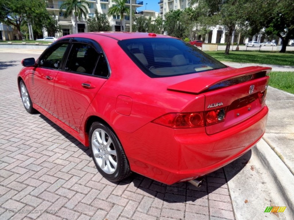 2008 TSX Sedan - Milano Red / Parchment photo #5