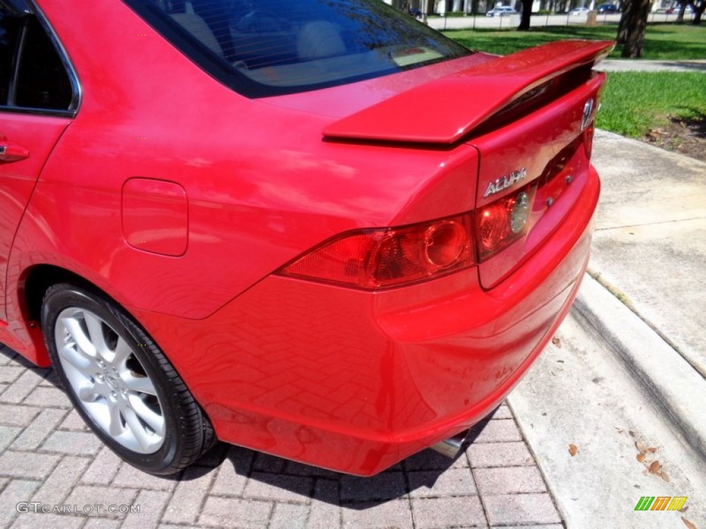 2008 TSX Sedan - Milano Red / Parchment photo #33