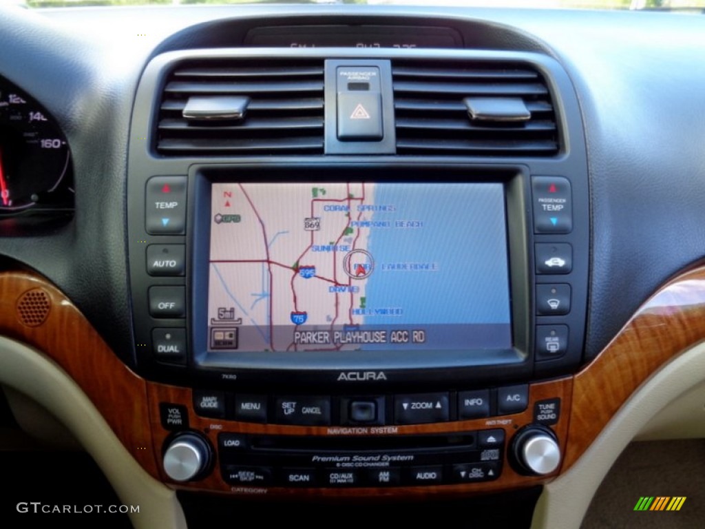 2008 Acura TSX Sedan Navigation Photos