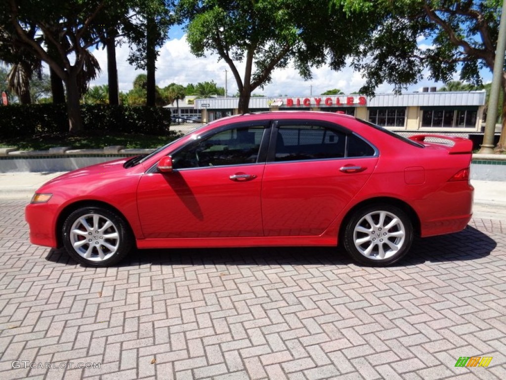 2008 TSX Sedan - Milano Red / Parchment photo #52