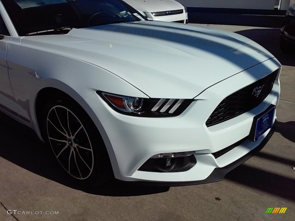 2016 Mustang EcoBoost Coupe - Oxford White / Ebony photo #55