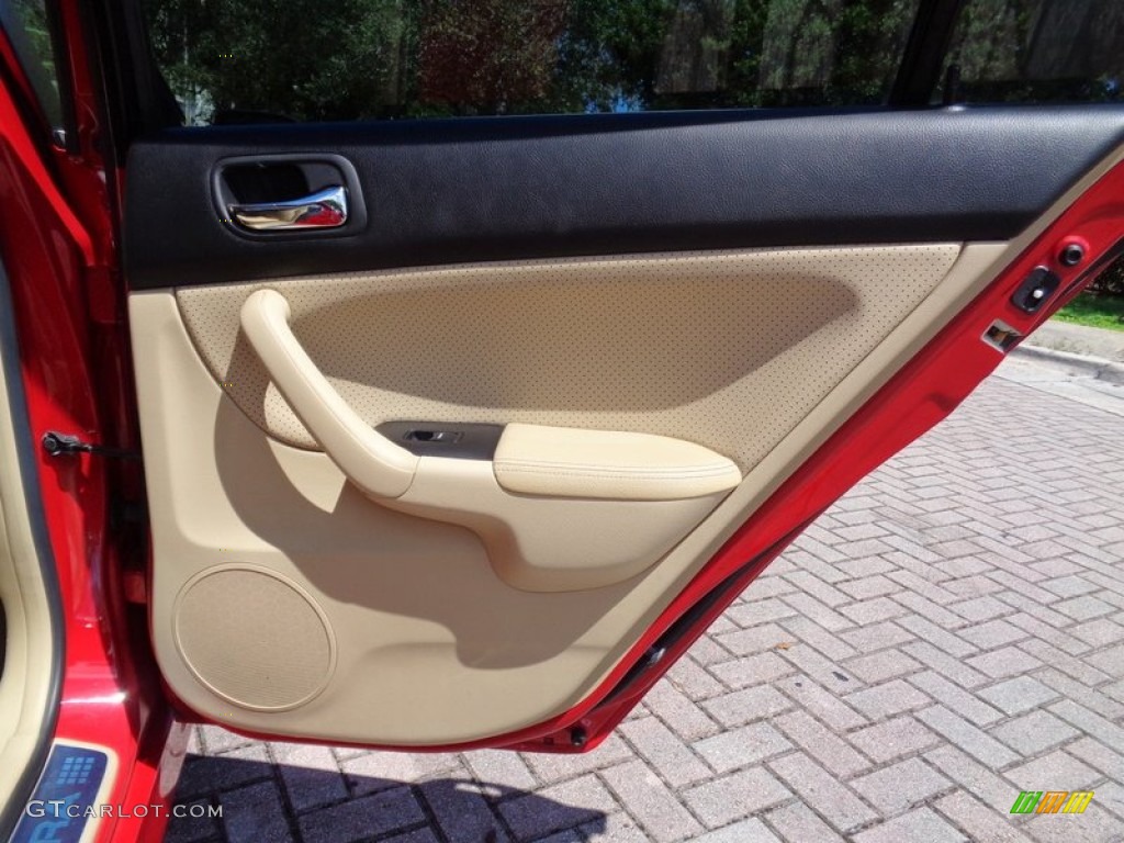 2008 Acura TSX Sedan Parchment Door Panel Photo #110060875