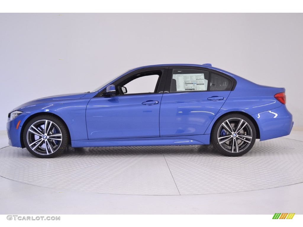 Estoril Blue Metallic 2016 BMW 3 Series 340i Sedan Exterior Photo #110061259