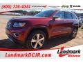 Deep Cherry Red Crystal Pearl 2015 Jeep Grand Cherokee Limited