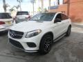 designo Diamond White Metallic 2016 Mercedes-Benz GLE 450 AMG 4Matic Coupe Exterior