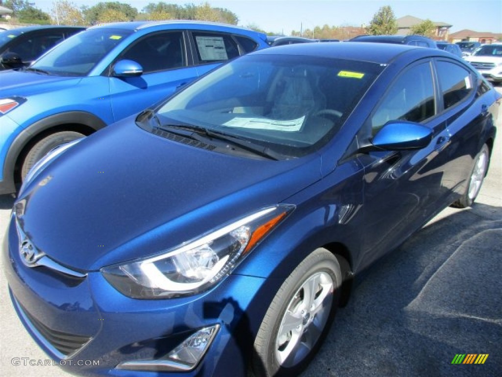 2016 Elantra SE - Blue / Beige photo #2
